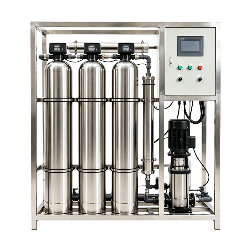 Solar Photovoltaic Power Supply RO Water Purifier 500LPH