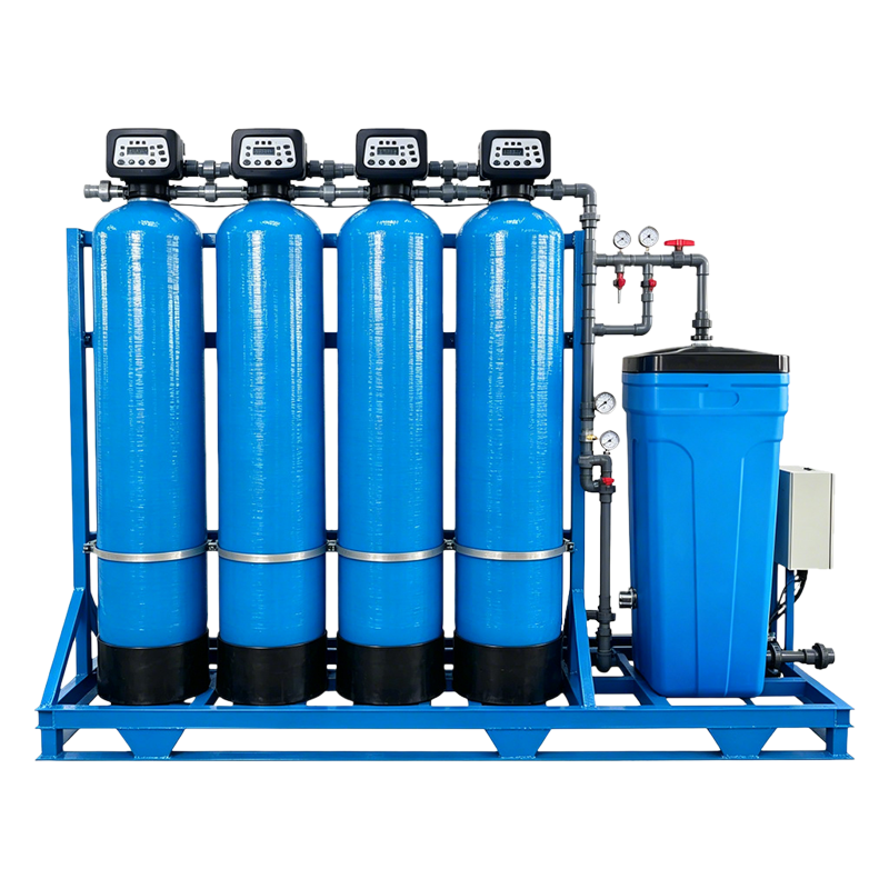 40TPH Water Softener Treatment System Water Filter System For Hard Water
